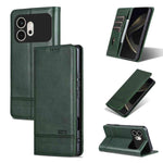 AZNS Custodia per telefono in pelle a conchiglia con struttura in vitello magnetico, For Honor X80 Pro Max 5G, For Honor Play 80 Plus 5G, For Honor 600 Pro Global, For Honor 600 Global