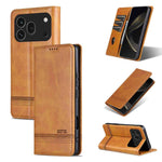 AZNS Custodia per telefono in pelle a conchiglia con struttura in vitello magnetico, For Honor X80 Pro Max 5G, For Honor Play 80 Plus 5G, For Honor 600 Pro Global, For Honor 600 Global
