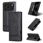 AZNS Custodia per telefono in pelle a conchiglia con struttura in vitello magnetico, For Honor X80 Pro Max 5G, For Honor Play 80 Plus 5G, For Honor 600 Pro Global, For Honor 600 Global