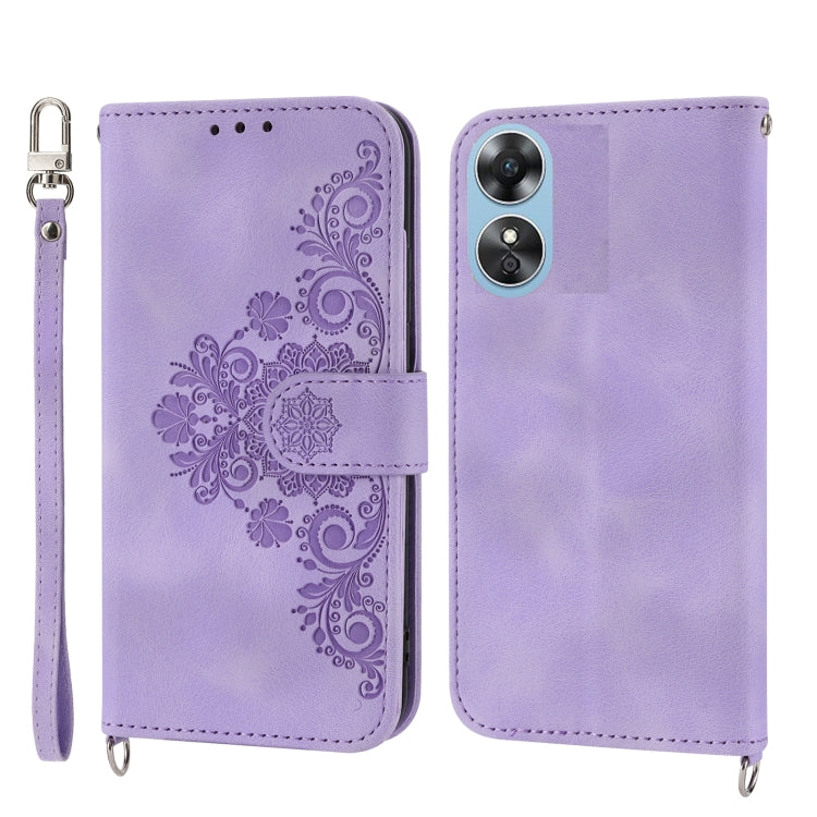 Custodia portafoglio in pelle per OPPO Reno8 4G