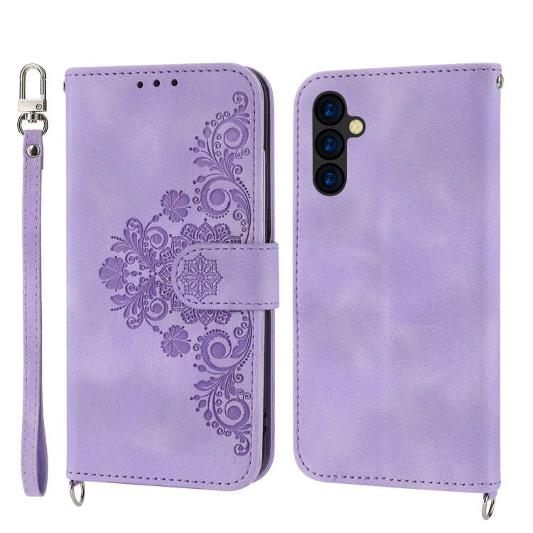Custodia portafoglio in pelle per Samsung Galaxy A24 4G