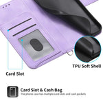 Custodia portafoglio in pelle per Samsung Galaxy A24 4G