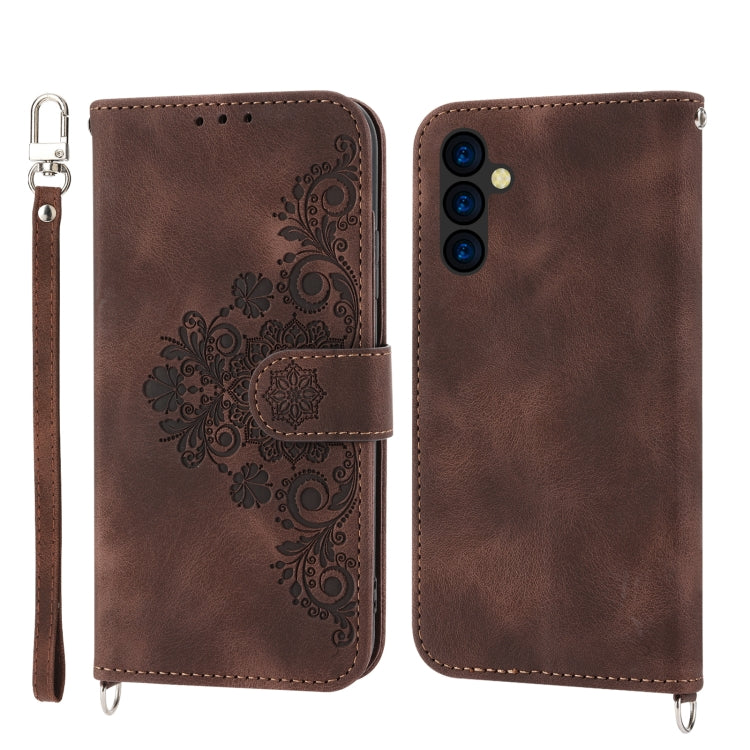 Custodia portafoglio in pelle per Samsung Galaxy A24 4G