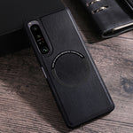 Custodia magnetica per telefono MagSafe in tessuto PU, For OPPO Reno8 T 5G, For Sony Xperia 1 IV