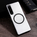 Custodia magnetica per telefono MagSafe in tessuto PU, For OPPO Reno8 T 5G, For Sony Xperia 1 IV
