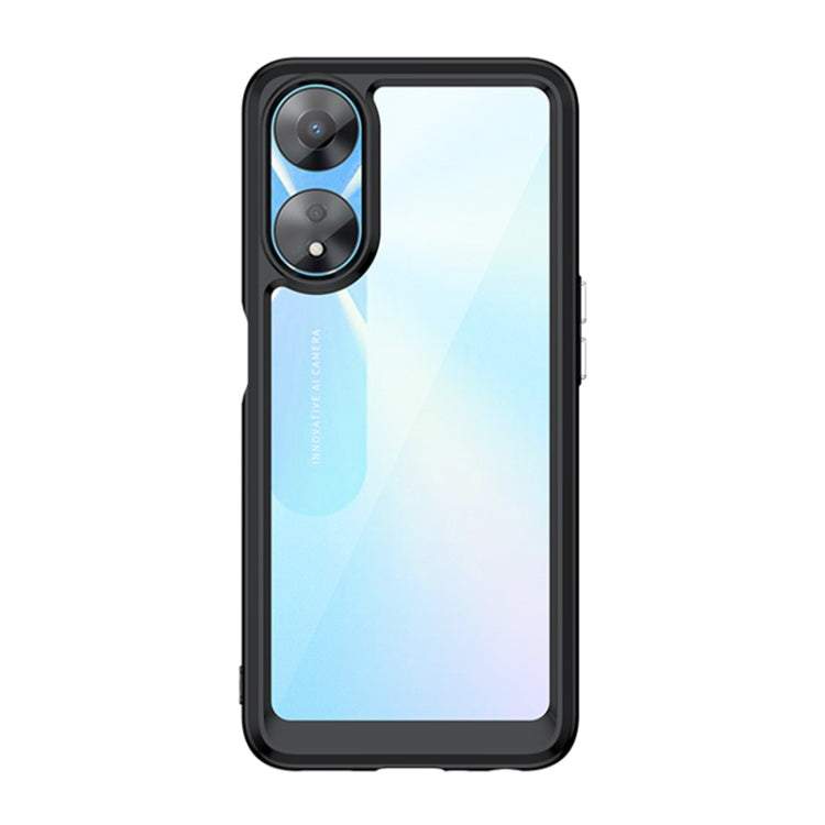 Custodia per telefono in acrilico + TPU serie colorata, For OPPO A58 5G, For OPPO A58x, For OPPO A78