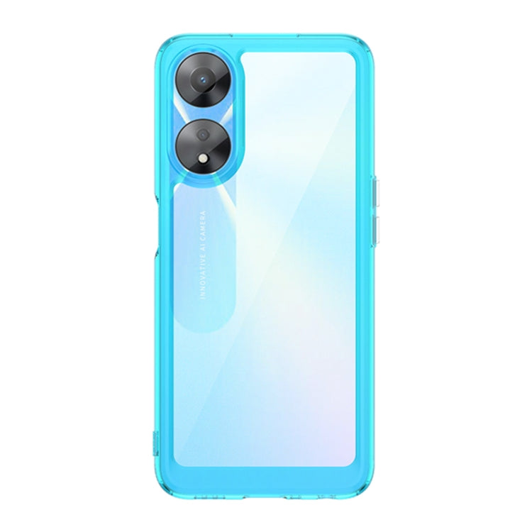 Custodia per telefono in acrilico + TPU serie colorata, For OPPO A58 5G, For OPPO A58x, For OPPO A78