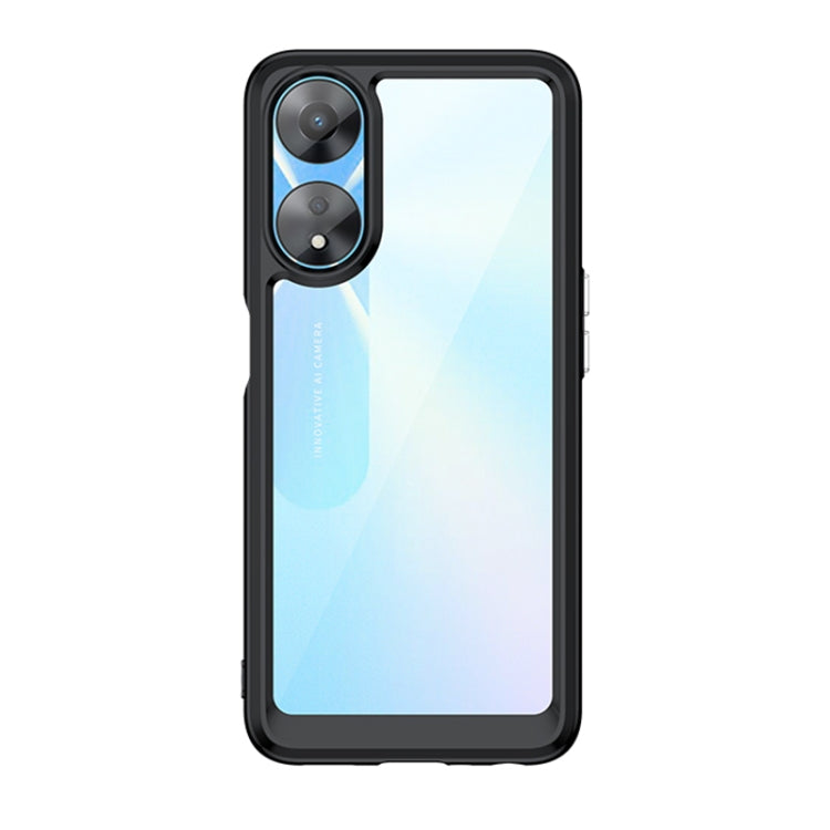 Custodia per telefono in acrilico + TPU serie colorata, For OPPO A58 5G, For OPPO A58x, For OPPO A78