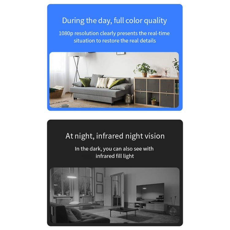 Mini telecamera WiFi X2 Smart Full HD con visione notturna - immagine 5