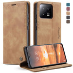 CaseMe 013 Custodia multifunzionale in pelle a conchiglia orizzontale, For Xiaomi Redmi Note 12 4G Global, For Xiaomi 13, For Xiaomi 13 Lite, For Xiaomi 13 Pro