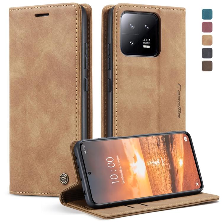 CaseMe 013 Custodia multifunzionale in pelle a conchiglia orizzontale, For Xiaomi Redmi Note 12 4G Global, For Xiaomi 13, For Xiaomi 13 Lite, For Xiaomi 13 Pro