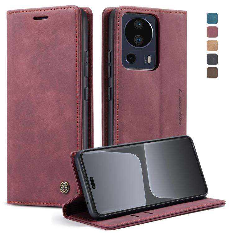 CaseMe 013 Custodia multifunzionale in pelle a conchiglia orizzontale, For Xiaomi Redmi Note 12 4G Global, For Xiaomi 13, For Xiaomi 13 Lite, For Xiaomi 13 Pro