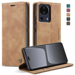CaseMe 013 Custodia multifunzionale in pelle a conchiglia orizzontale, For Xiaomi Redmi Note 12 4G Global, For Xiaomi 13, For Xiaomi 13 Lite, For Xiaomi 13 Pro