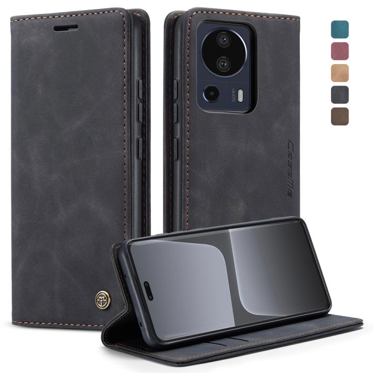 CaseMe 013 Custodia multifunzionale in pelle a conchiglia orizzontale, For Xiaomi Redmi Note 12 4G Global, For Xiaomi 13, For Xiaomi 13 Lite, For Xiaomi 13 Pro