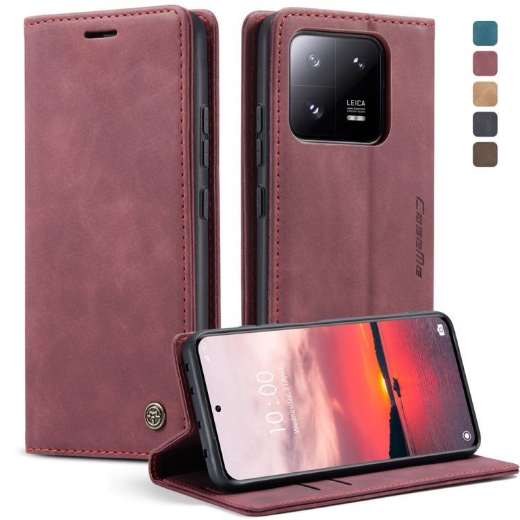 CaseMe 013 Custodia multifunzionale in pelle a conchiglia orizzontale, For Xiaomi Redmi Note 12 4G Global, For Xiaomi 13, For Xiaomi 13 Lite, For Xiaomi 13 Pro