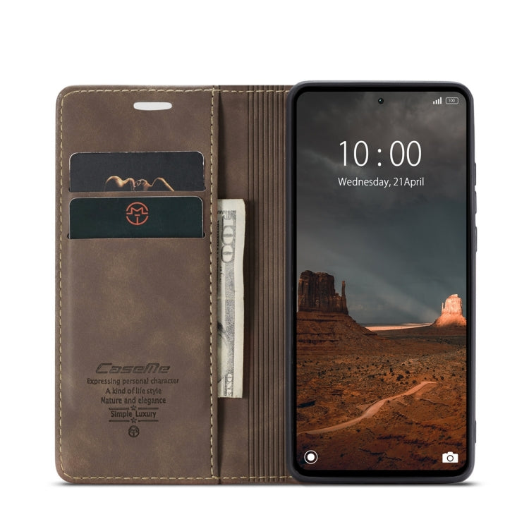 CaseMe 013 Custodia multifunzionale in pelle a conchiglia orizzontale, For Xiaomi Redmi 11A / 12C, For OnePlus 11