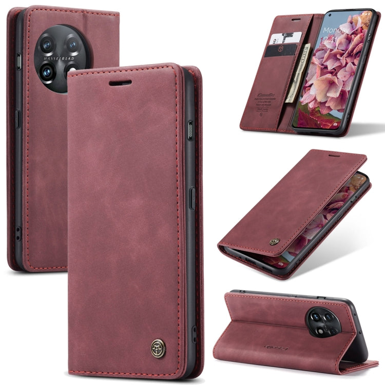 CaseMe 013 Custodia multifunzionale in pelle a conchiglia orizzontale, For Xiaomi Redmi 11A / 12C, For OnePlus 11