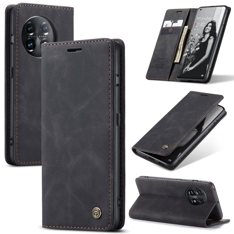 CaseMe 013 Custodia multifunzionale in pelle a conchiglia orizzontale, For Xiaomi Redmi 11A / 12C, For OnePlus 11