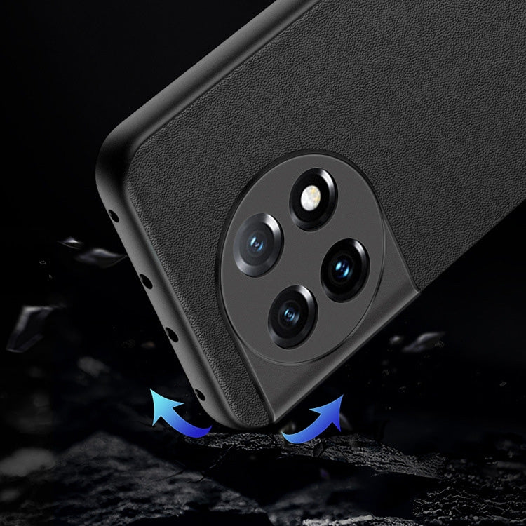 Custodia per telefono in pelle di agnello ultrasottile, For OnePlus 11
