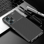 Custodia TPU con fibra di carbonio per Redmi Note 12 Turbo