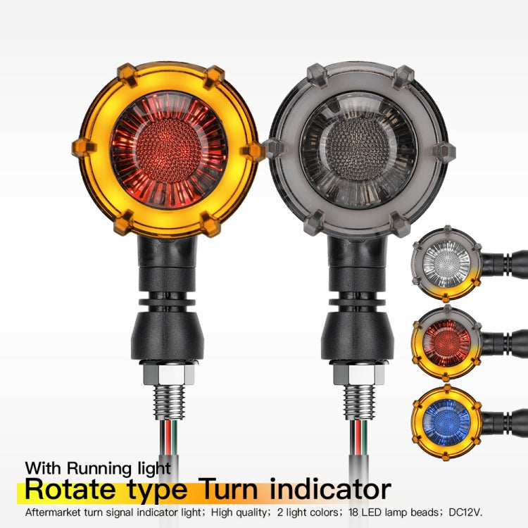 Indicatori di direzione LED rotanti universali per moto