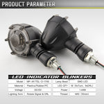 Indicatori di direzione LED rotanti universali per moto
