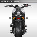 Indicatori di direzione LED rotanti universali per moto