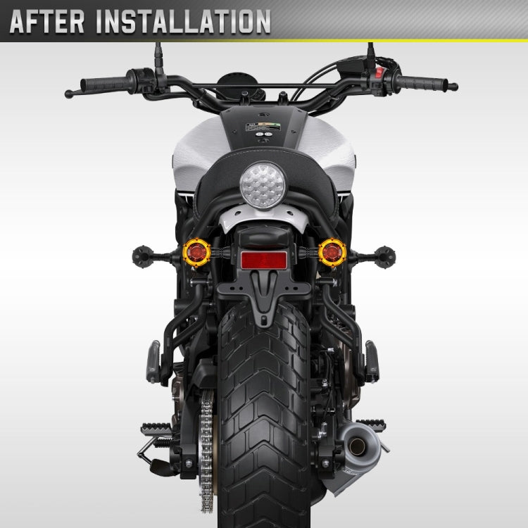 Indicatori di direzione LED rotanti universali per moto