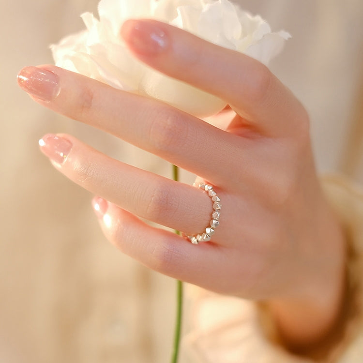 Anello combinato donna in argento 925 regolabile