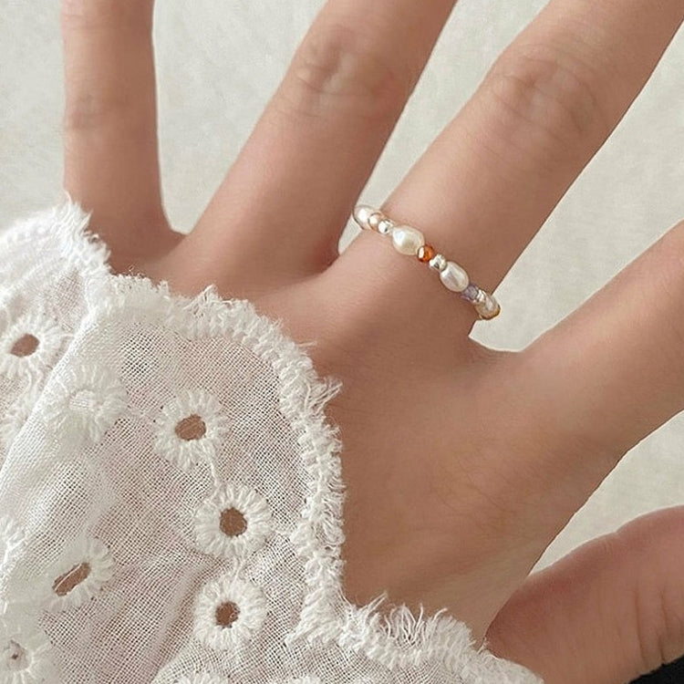 Anello combinato donna in argento 925 regolabile
