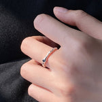 Anello combinato donna in argento 925 regolabile