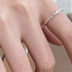 Anello combinato donna in argento 925 regolabile
