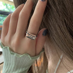 Anello combinato donna in argento 925 regolabile