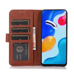 Custodia per telefono in pelle con trama di mucca, For Nokia C32, For Xiaomi Redmi Note 12 Turbo