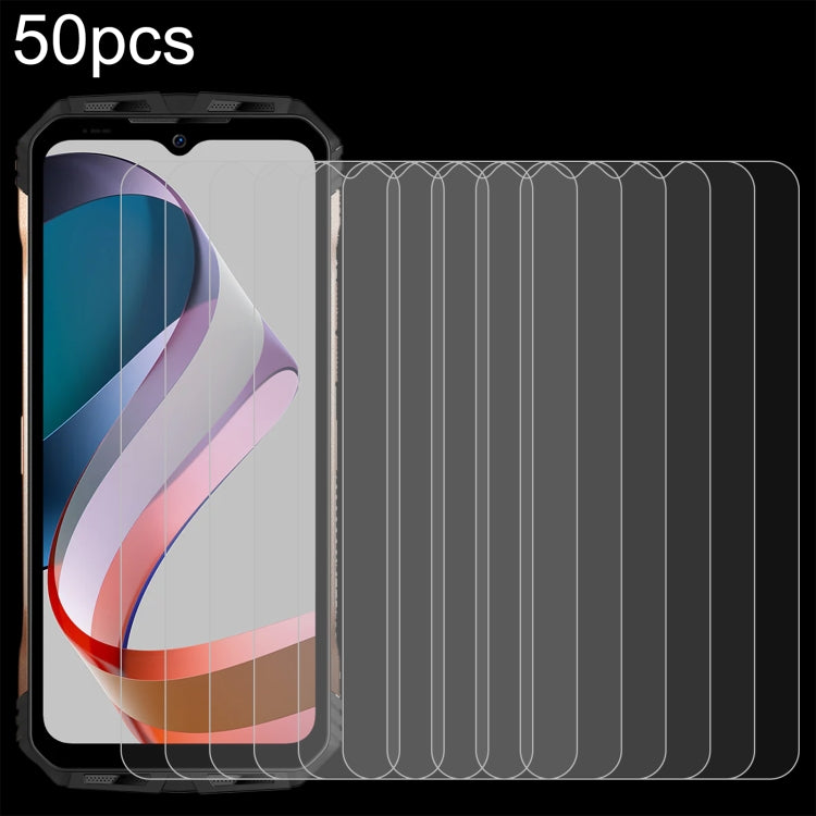 50 pellicole in vetro temperato 0,26 mm 9H 2,5D, For DOOGEE V30T(50 PCS), For TCL 406 (50 PCS)