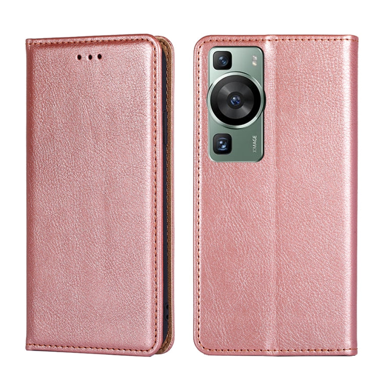 Custodia per telefono in pelle magnetica tinta unita a olio lucido, For Huawei P60 / P60 Pro, For Huawei Enjoy 60, For Nokia G22, For Honor Magic5, For Honor Magic5 Pro