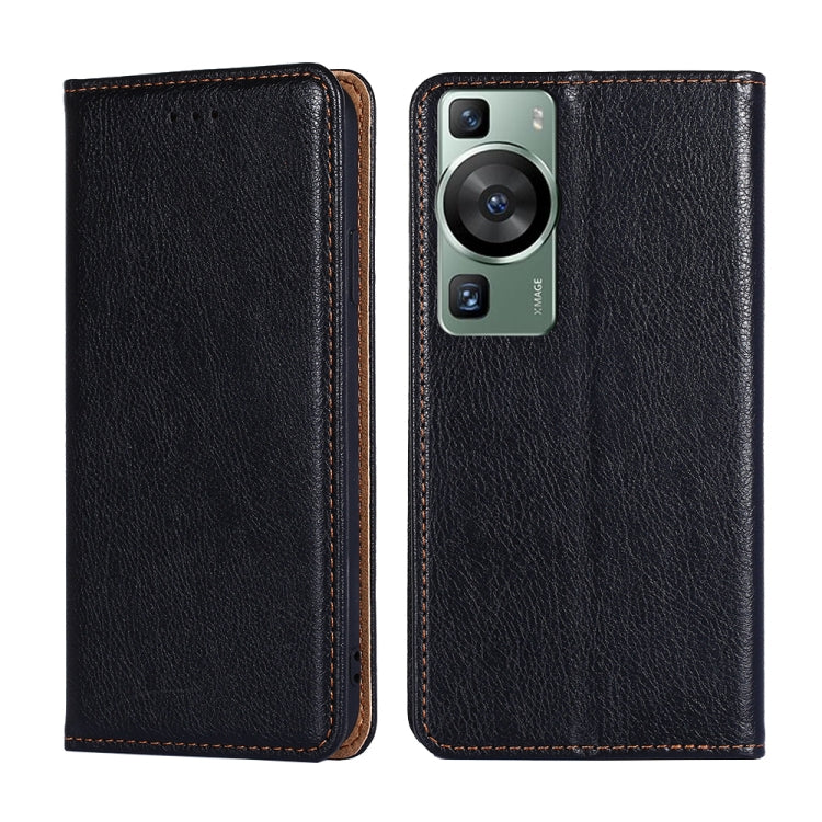 Custodia per telefono in pelle magnetica tinta unita a olio lucido, For Huawei P60 / P60 Pro, For Huawei Enjoy 60, For Nokia G22, For Honor Magic5, For Honor Magic5 Pro