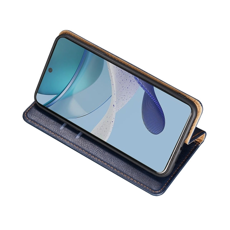 Custodia per telefono in pelle magnetica tinta unita a olio lucido, For Huawei P60 / P60 Pro, For Huawei Enjoy 60, For Nokia G22, For Honor Magic5, For Honor Magic5 Pro