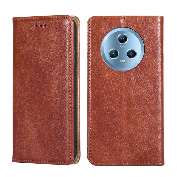 Custodia per telefono in pelle magnetica tinta unita a olio lucido, For Huawei P60 / P60 Pro, For Huawei Enjoy 60, For Nokia G22, For Honor Magic5, For Honor Magic5 Pro