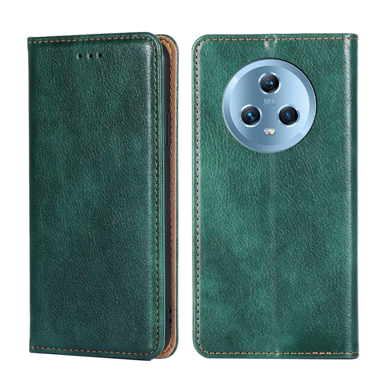 Custodia per telefono in pelle magnetica tinta unita a olio lucido, For Huawei P60 / P60 Pro, For Huawei Enjoy 60, For Nokia G22, For Honor Magic5, For Honor Magic5 Pro