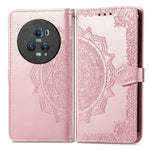 Custodia per telefono in pelle goffrata fiore mandala, For Honor Magic5 Pro, For Honor Magic5, For Nokia C3, For Nokia G22