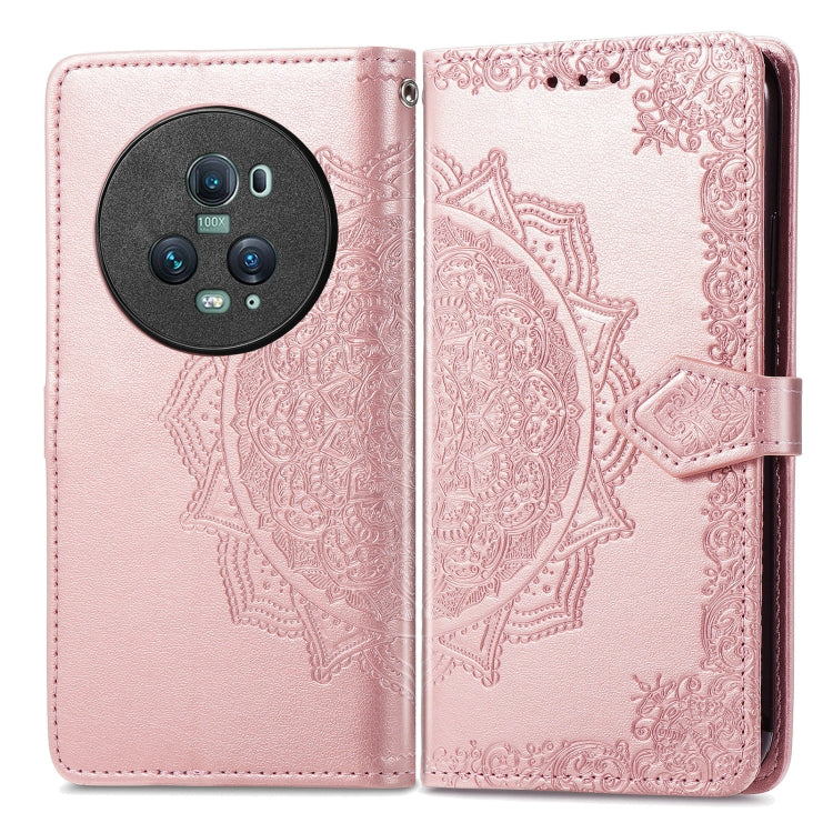Custodia per telefono in pelle goffrata fiore mandala, For Honor Magic5 Pro, For Honor Magic5, For Nokia C3, For Nokia G22