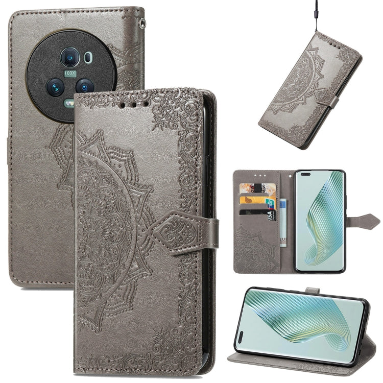Custodia per telefono in pelle goffrata fiore mandala, For Honor Magic5 Pro, For Honor Magic5, For Nokia C3, For Nokia G22