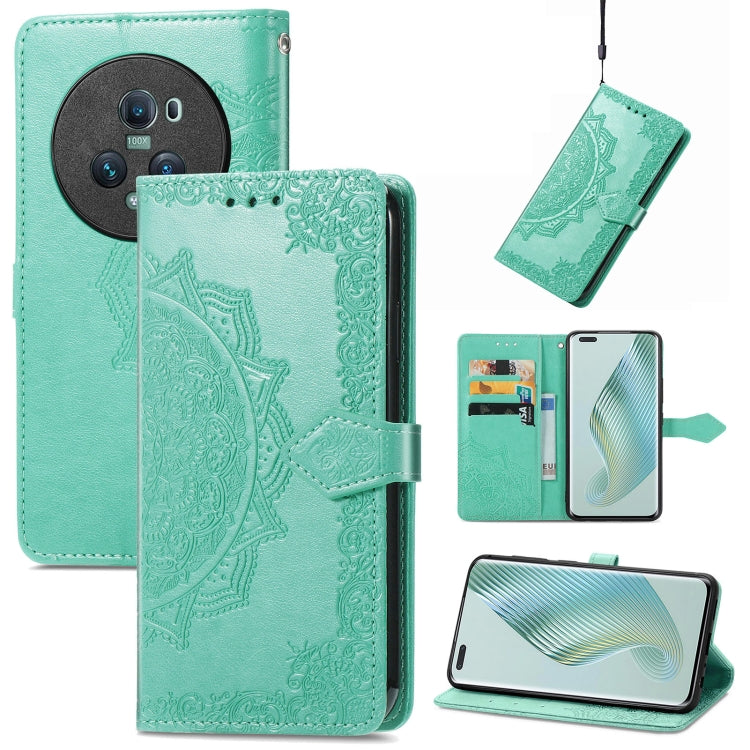 Custodia per telefono in pelle goffrata fiore mandala, For Honor Magic5 Pro, For Honor Magic5, For Nokia C3, For Nokia G22