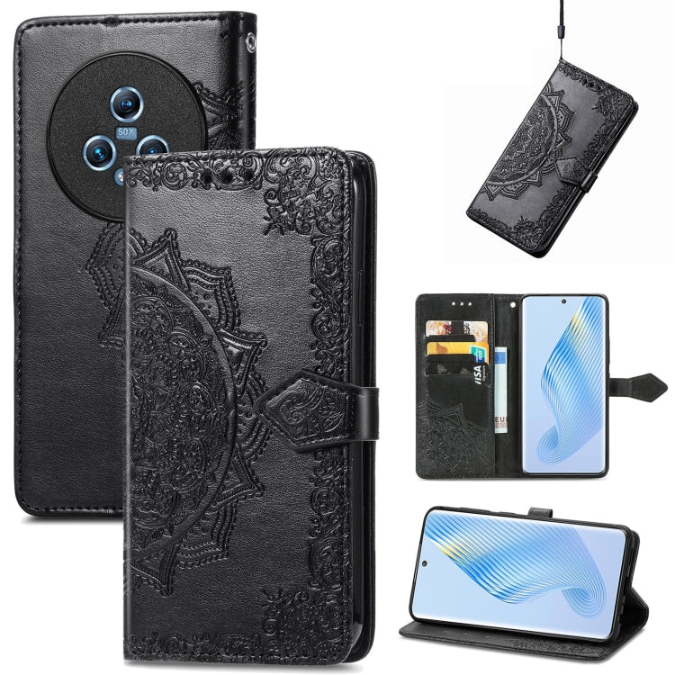 Custodia per telefono in pelle goffrata fiore mandala, For Honor Magic5 Pro, For Honor Magic5, For Nokia C3, For Nokia G22
