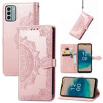 Custodia per telefono in pelle goffrata fiore mandala, For Honor Magic5 Pro, For Honor Magic5, For Nokia C3, For Nokia G22
