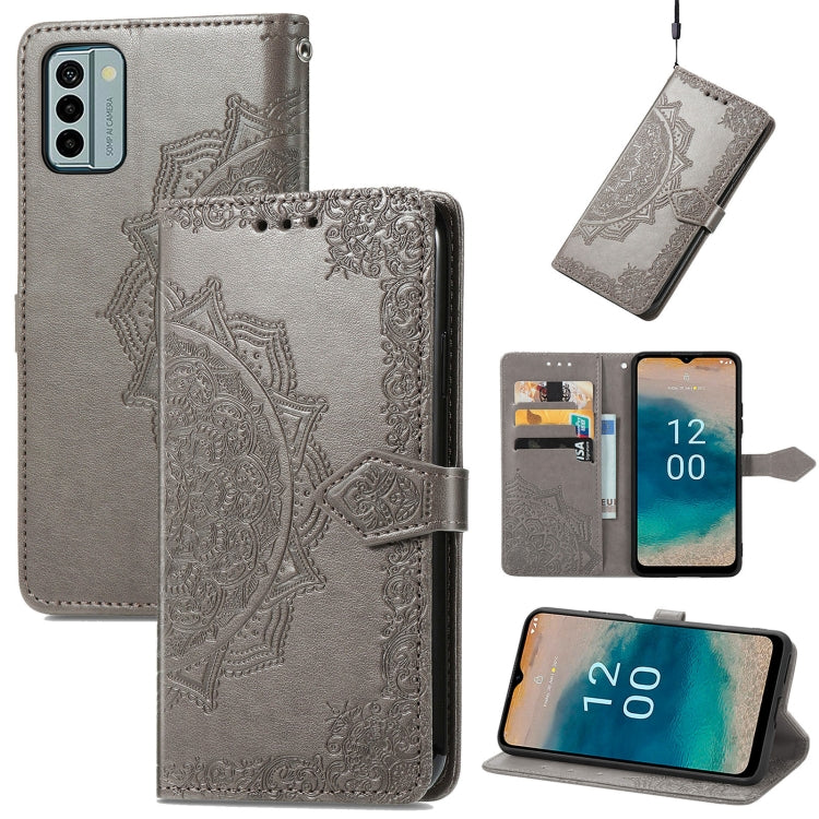 Custodia per telefono in pelle goffrata fiore mandala, For Honor Magic5 Pro, For Honor Magic5, For Nokia C3, For Nokia G22