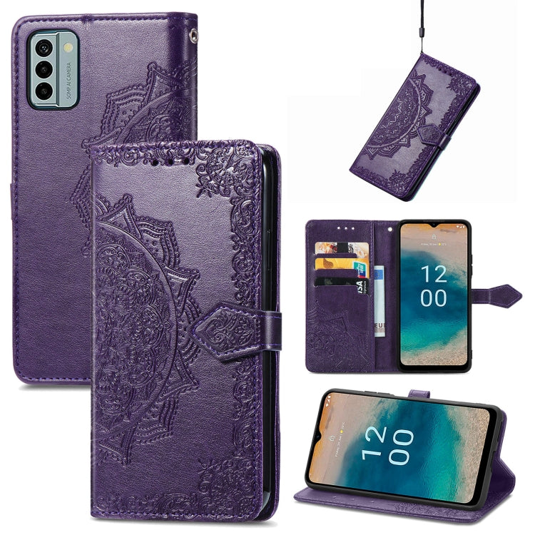 Custodia per telefono in pelle goffrata fiore mandala, For Honor Magic5 Pro, For Honor Magic5, For Nokia C3, For Nokia G22