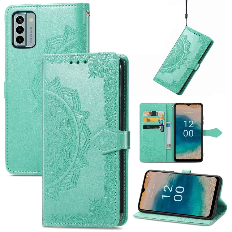 Custodia per telefono in pelle goffrata fiore mandala, For Honor Magic5 Pro, For Honor Magic5, For Nokia C3, For Nokia G22