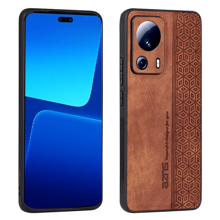 Custodia per telefono AZNS in pelle goffrata 3D, For Xiaomi 13 Lite / Civi 2